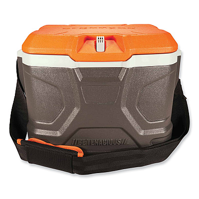 ergodyne Chill-Its 5170 17-Quart Industrial Hard Sided Cooler, Orange/Gray (EGO13170)