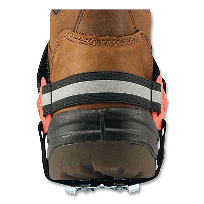 ergodyne Trex 6315 Strap-On Heel Ice Cleats, Medium/Large, Black, Pair (EGO16777)