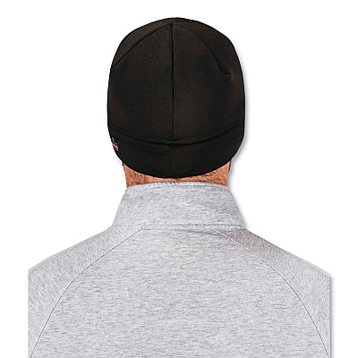 ergodyne N-Ferno 6804 Skull Cap Winter Hat with LED Lights, One Size Fits Mosts, Black (EGO16803)