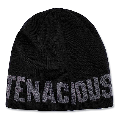 ergodyne N-Ferno 6819BT Be Tenacious Beanie, One Size Fits Most, Charcoal (EGO16819BT)