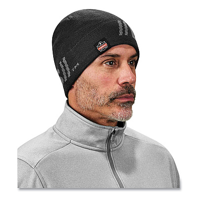ergodyne N-Ferno 6819BT Be Tenacious Beanie, One Size Fits Most, Charcoal (EGO16819BT)