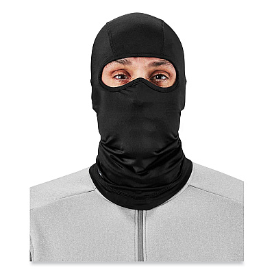 ergodyne N-Ferno 6832 Spandex Balaclava Face Mask, One Size Fits Most, Black (EGO16832)
