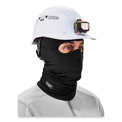 ergodyne N-Ferno 6832 Spandex Balaclava Face Mask, One Size Fits Most, Black (EGO16832)