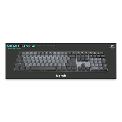 Logitech MX Mechanical Wireless Illuminated Performance Keyboard, Graphite (LOG920010547)