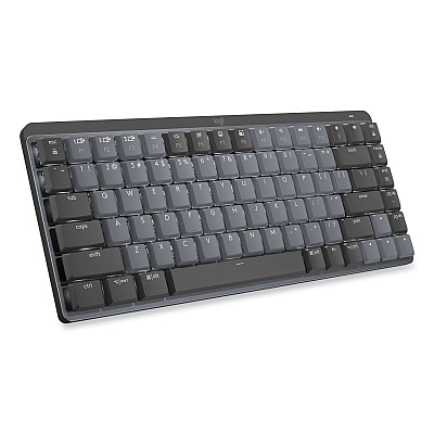 Logitech MX Mechanical Wireless Illuminated Performance Keyboard, Mini, Graphite (LOG920010550)