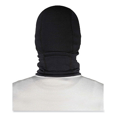 ergodyne N-Ferno 6847 FR Dual Compliant Balaclava Face Mask, Polartec FR Power Grid Fleece, One Size Fits Most, Black (EGO16847)