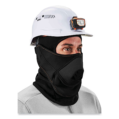 ergodyne N-Ferno 6970 Extreme Hot Rox Balaclava Face Mask, Polyester/Spandex, One Size Fits Most, Black (EGO16971)