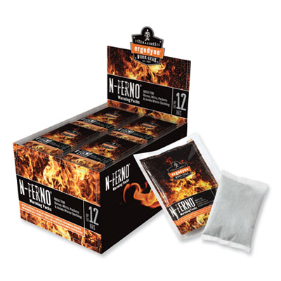 ergodyne N-Ferno 6990 Hand Warming Packs, 40 Pairs, Individually Packaged, Ships in 1-3 Business Days (EGO16990)