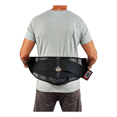ergodyne ProFlex 1051 Mesh Back Support, Small, 25" to 30" Waist, Black (EGO20183)