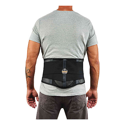 ergodyne ProFlex 1051 Mesh Back Support, Large, 34" to 38" Waist, Black (EGO20185)