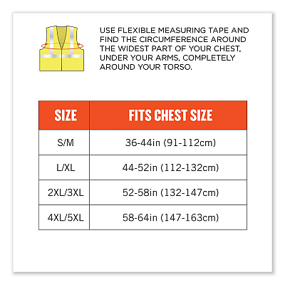 ergodyne GloWear 8262FRZ Class 2 FR Surveyor Zip Vest, Tencel/Modacrylic/Para-aramid/Kevlar, 4X-Large/5X-Large, Lime (EGO21489)
