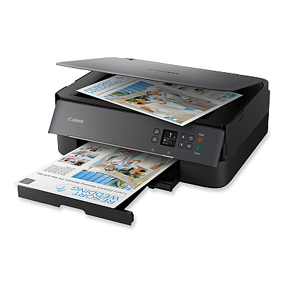 Canon PIXMA TS6420aBK Wireless All-in-One Inkjet Printer, Copy/Print/Scan (4462C082)