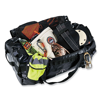 ergodyne Arsenal 5030 Water-Resistant Duffel Bag, Medium, 15.5 x 27 x 15.5, Black (EGO13032)
