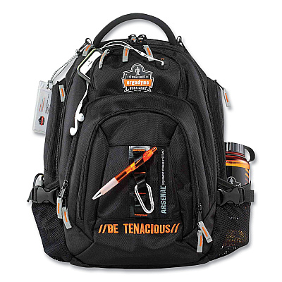 ergodyne Arsenal 5144 Mobile Office Backpack, 8 x 14 x 28, Black (EGO13044)