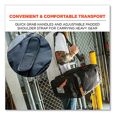 ergodyne Arsenal 5189 PPE Duffel Bag, 12 x 22 x 9, Black (EGO13189)