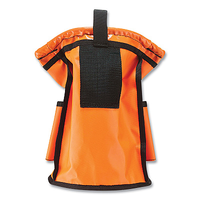ergodyne Arsenal 5538 Topped Parts Tarpaulin Pouch, 7.5 x 7.5 x 12, Tarpaulin, Orange (EGO13638)