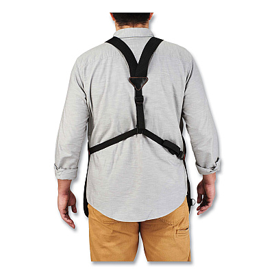 ergodyne Arsenal 5704 Canvas Tool Apron, 22 Compartments, 25.5 x 28, Canvas, Gray (EGO13694)