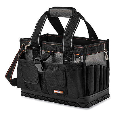 ergodyne Arsenal 5810 Open Top Tool Organizer, 30 Compartments, 7 x 13 x  0.5, Ballistic Polyester, Black/Gray (EGO13710)