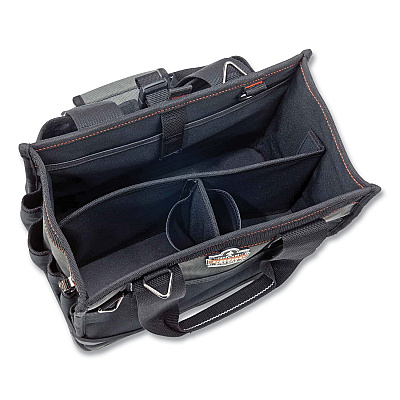 ergodyne Arsenal 5810 Open Top Tool Organizer, 30 Compartments, 7 x 13 x  0.5, Ballistic Polyester, Black/Gray (EGO13710)