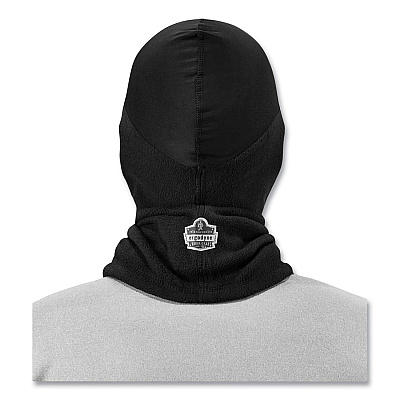ergodyne N-Ferno 6822 Balaclava Spandex Top Face Mask, Spandex/Fleece, One Size Fits Most, Black (EGO16822)