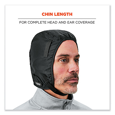 ergodyne N-Ferno 6840 2-Layer Poly Regular Winter Liner, Fleece/Polyester, One Size Fits Most, Black (EGO16840)