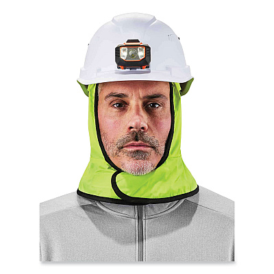 ergodyne N-Ferno 6842 2-Layer Poly Shoulder Winter Liner, Fleece/Polyester, One Size Fits Most, Lime (EGO16841)