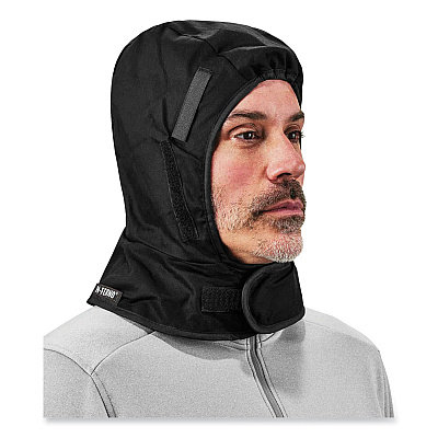 ergodyne N-Ferno 6852 2-Layer Cotton Shoulder Winter Liner, Cotton/Fleece, One Size Fits Most, Black (EGO16852)