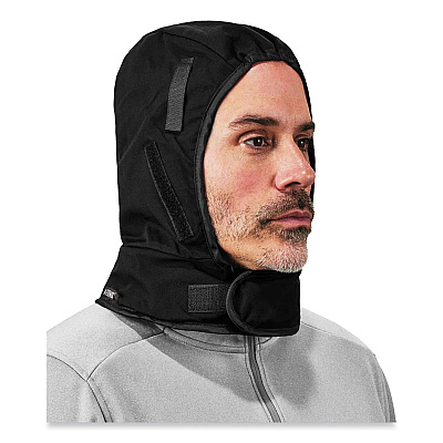 ergodyne N-Ferno 6862 2-Layer FR Shoulder Winter Liner, Cotton/Fleece/Modacrylic, One Size Fits Most, Black (EGO16862)