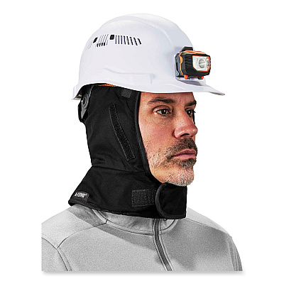 ergodyne N-Ferno 6862 2-Layer FR Shoulder Winter Liner, Cotton/Fleece/Modacrylic, One Size Fits Most, Black (EGO16862)