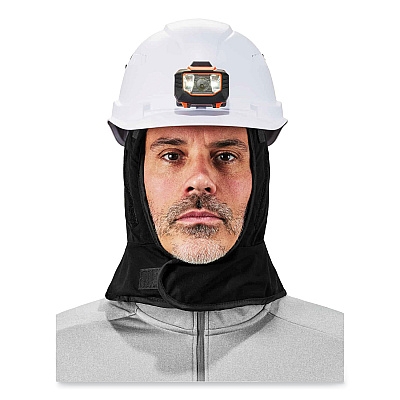 ergodyne N-Ferno 6862 2-Layer FR Shoulder Winter Liner, Cotton/Fleece/Modacrylic, One Size Fits Most, Black (EGO16862)