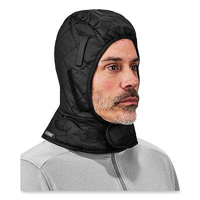 ergodyne N-Ferno 6867 3Layer Quilt Shoulder Winter Liner, Fleece/Foam/Polyester, One Size Fits Most, Black (EGO16867)