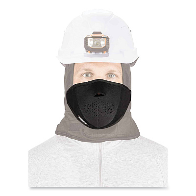 ergodyne N-Ferno 6874 2-Layer Thermal Mouthpiece, Neoprene/Fleece, One Size Fits Most, Black (EGO16874)