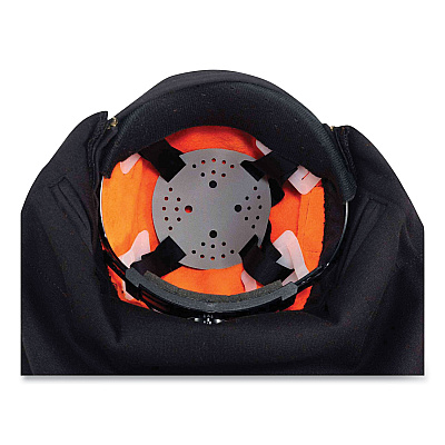 ergodyne N-Ferno 6885 2-Layer FR Zip-Off Winter Liner, Modacrylic Cotton, One Size Fits Most, Black (EGO16885)