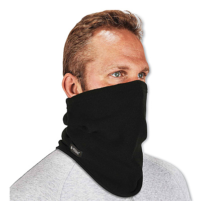 ergodyne N-Ferno 6960 Fleece Neck Gaiter, Fleece, One Size Fits Most, Black (EGO16960)