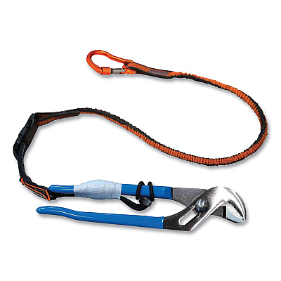 ergodyne Squids 3181 Tool Tethering Kit, 5 lb Max Working Capacity, 38" to 48" Long, Orange/Gray and Black (EGO19651)