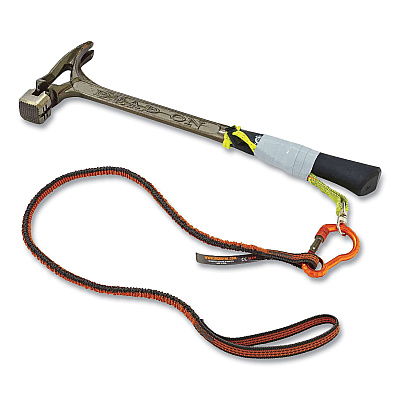 ergodyne Squids 3182 Tool Tethering Kit, 10 lb Max Working Capacity, 38" to 48" Long, Orange/Gray and Neon Green (EGO19652)