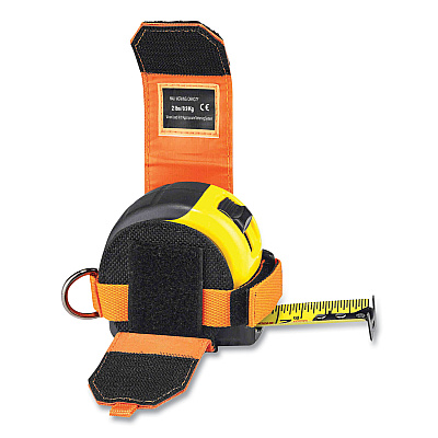 ergodyne Squids 3193 Tape Measure Tethering Kit, 2 lb Max Working Capacity, 38" to 48" Long, Orange/Gray (EGO19663)