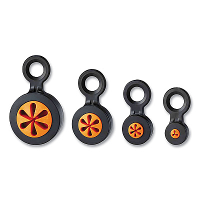ergodyne Squids 3194 Hand Tool Tethering Kit, 1 lb Max Working Capacity, 12" to 48" Long, Black/Orange (EGO19664)