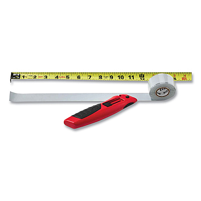 ergodyne Squids 3755 Self-Adhering Tool Traps, Up to 15 lb Max Working Capacity, 12 ft Long, Gray (EGO19755)