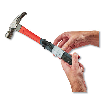 ergodyne Squids 3755 Self-Adhering Tool Traps, Up to 15 lb Max Working Capacity, 12 ft Long, Gray (EGO19755)