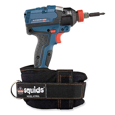 ergodyne Squids 3780 Power Tool Trap, Large, 3.25 x 4 x 9, Nylon, Black (EGO19784)