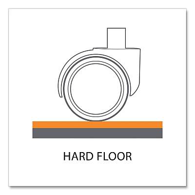 ES Robbins Trendsetter Chair Mat for Hard Floors, 36 x 48, Pewter (ESR119763)