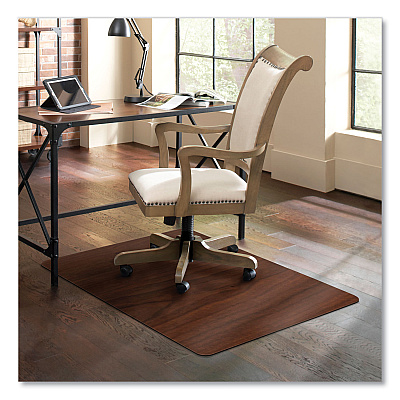 ES Robbins Trendsetter Chair Mat for Hard Floors, 36 x 48, Cherry (ESR119773)