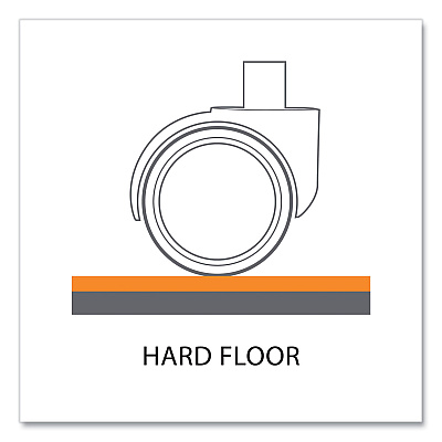ES Robbins Trendsetter Chair Mat for Hard Floors, 36 x 48, Cherry (ESR119773)