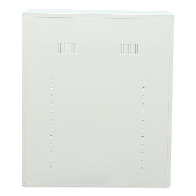Alera Assembled 42" High Heavy-Duty Welded Storage Cabinet, Two Adjustable Shelves, 36w x 18d, Putty (ALECM4218PY)