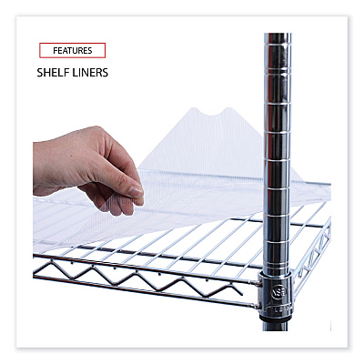 Alera Wire Shelving Garment Rack, 30 Garments, 36w x 18d x 75h, Silver (ALEGR363618SR)