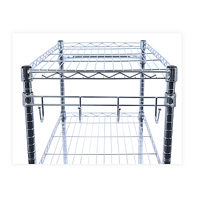 Alera 5-Shelf Wire Shelving Kit with Casters and Shelf Liners, 48w x 18d x 72h, Silver (ALESW654818SR)