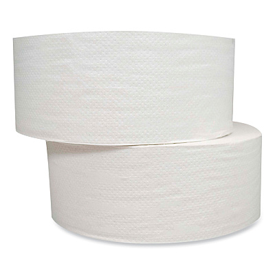 GEN Jumbo JRT Bath Tissue, Septic Safe, 2-Ply, White, 3.25" x 720 ft, 12 Rolls/Carton (GEN202)