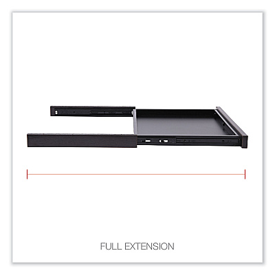 Alera Valencia Series Center Drawer, Laminate, 24.5w x 15d x 2h, Espresso (ALEVA312414ES)