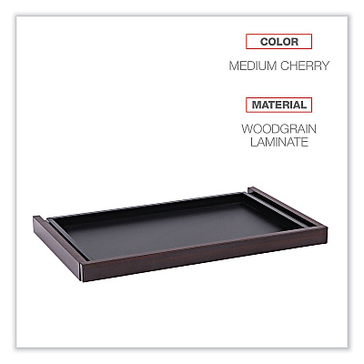 Alera Valencia Series Center Drawer, Laminate, 24.5w x 15d x 2h, Mahogany (ALEVA312414MY)